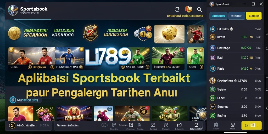 Tampilan utama gameplay Sportsbook LI789 yang menarik dan interaktif.