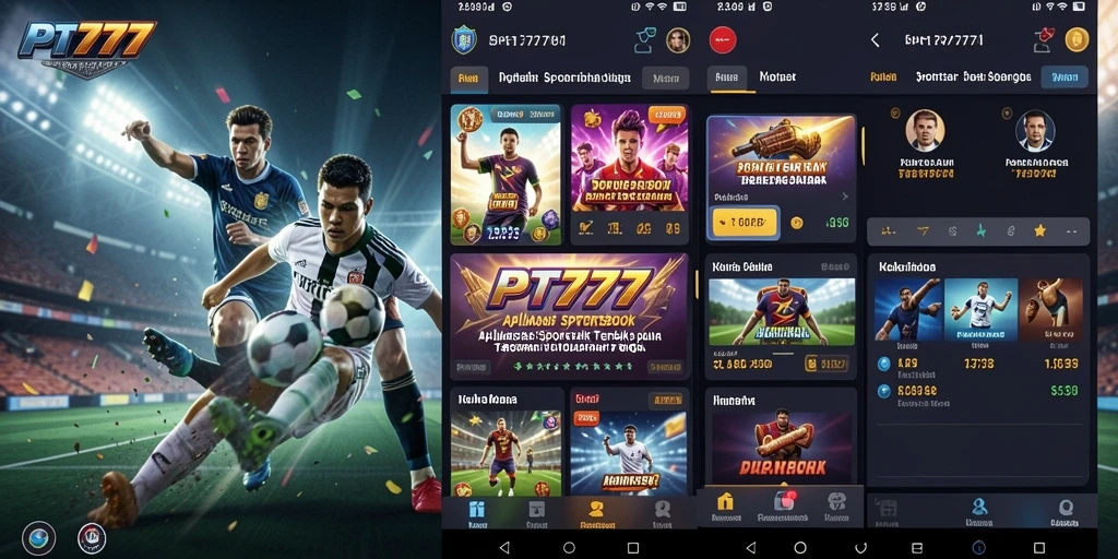 Tampilan gameplay PT777 pada taruhan olahraga yang mendebarkan.