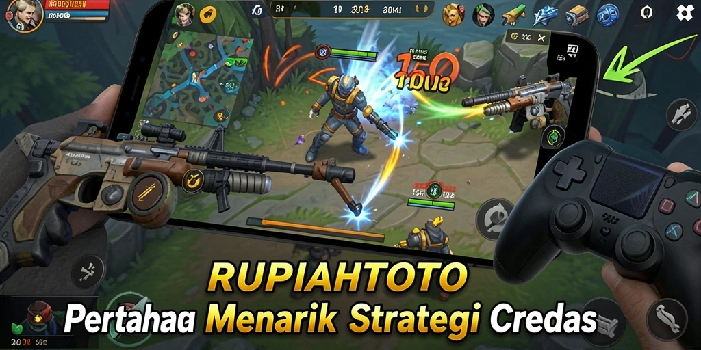 Screenshot RUPIAHTOTO menampilkan aksi gameplay yang mendebarkan dalam Tower Defense.