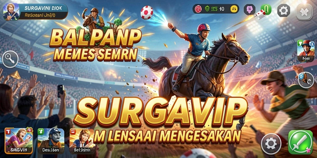 Tampilan gameplay Racing SURGAVIP yang mendebarkan.